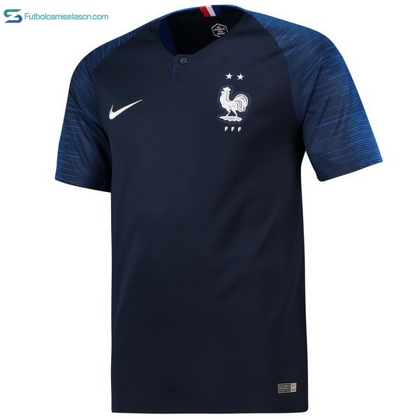 Camiseta Francia 1ª 2018 Azul